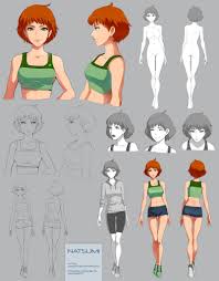 Nastumi Sheet Commission By Precia T Anime Character Design Character Turnaround Character Design