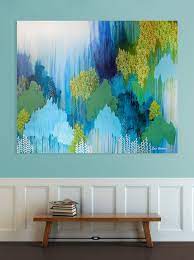 I Lost My Way Original Abstract Landscape Painting By Melbourne Artist Clair Bremner Large Abstract Wall Art Abstract Landscape Painting Art Painting