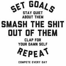 Everyday You Get Up Create A New Goal For Yourself Once You Have That Goal Make Sure You Are On A Mission To Motivation Fitness Motivation Motivational Quotes