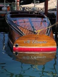 It is an all wood 19 ft. 1939 Chris Craft 19ft Custom Runabout Barrel Back Sierra Boat Co