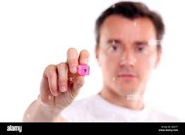 Question mark dice hi-res stock photography and images