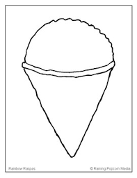 Red snow, green snow, and brown snow are relatively common. Raspas Snow Cone Coloring Page By Raining Popcorn Tpt