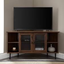 It is 32 inches in height and made from wood. 32 In Corner Tv Stand Wayfair