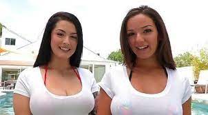 Busty mature gives perfect titjob in pov. Two Busty Bitches Are Giving A Double Titjob For A Lucky Guy At Palm Tube