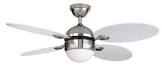 Scandinavian White Ceiling Fan, 42-in Noma