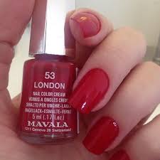 london in 2019 mavala nail polish red nails london nails