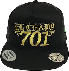 EL Chapo 701 HAT 3 Logos Aguila EN LA VISERA Black MESH at Amazon Men's  Clothing store