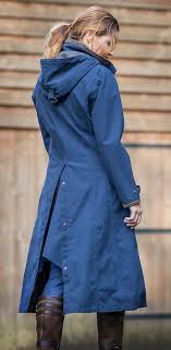 Polyester 76%, viscose 20%, elastane 4%. Baleno Kensington Long Waterproof Coat Hollands Country Clothing
