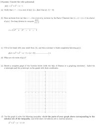 Group the polynomial into two sections. Solved 10 Points Consider The Cubic Polynomial P X Chegg Com