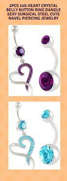 Pin On Double Belly Button Rings