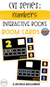 Cvi Series Counting Interactive Book Boom Cards Interactive Book Visually Impaired Students Cvi Activities