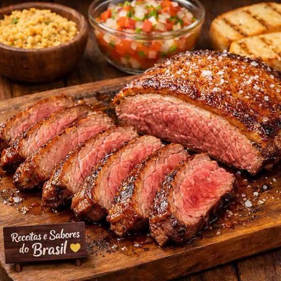 Picanha na brasa 400g (só a carne)