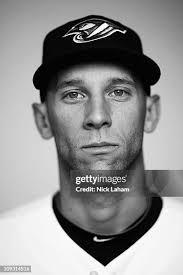 Michael McDade of the Toronto Blue Jays poses during photo day at... News  Photo