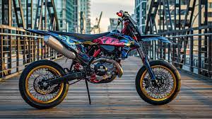 Bburago 1:18 ktm 990 supermoto r motorcycle bike diecast model new in box. Das Design Ist Drauf Ktm Exc 500 Legaler Supermoto Build Youtube