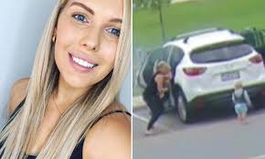 PICTURED: Brave mum who pulled her two kids from car seconds before it  exploded