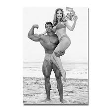 I told you i'd be back. Art Silk Or Canvas Print Arnold Schwarzenegger Bodybuilding Poster 13x20 32x48 Inch For Room Decor Decoration 001 Painting Calligraphy Aliexpress