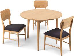 Detailed images new design home furniture solid wood classic dinner house round rotating dining table and 6 chairs m320 chair catolog workshop contact us. Buy Skean Oak Round Dining Table And Chairs The Furn Shop