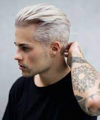 Latest Fresh Hairstyles For Boys And Men To Look Spectacular In 2020 Viral Hairstyle White Hair Men Men Hair Color Mens Hairstyles Short