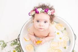 Flowers and after you put your baby or. Baby A Milk Bath 6 Month Milestone Session Easton Maryland Jess Becker Photography Blog
