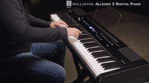 Williams Allegro 2 88-Key Hammer Action Digital Piano - YouTube