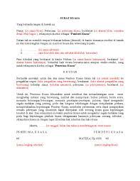 Misalnya surat kuasa untuk perwakilan pengambilan ijazah, pengambilan uang gaji. Contoh Surat Kuasa Khusus