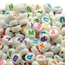 Great for jewellery making and other crafts! Letter Beads Alphabet Beads Plastic Beads The Bead Shop