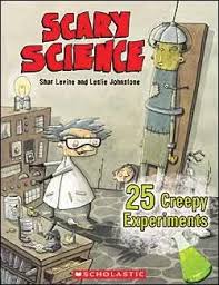 Today's Canadian children's book was written by Shar Levine and Leslie  Johnstone. It was illustrated by Ashley Spires. Scary Science