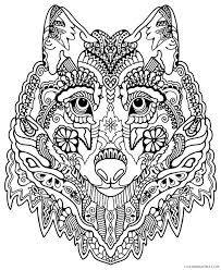 Love will find a way through paths where wolves fear to prey. Wolf Coloring Pages Crescent Moon Wolf Printable Coloring4free Coloring4free Com