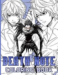 You might also be interested in coloring pages from anime boys, miscellaneous anime & manga categories. Death Note Coloring Book Death Note Awesome Illustrations Coloring Books For Adults Tweens High Quality Amazon Co Uk Foster Sonny 9798645592561 Books