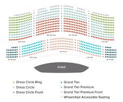 San Francisco Ballet Seating Charts Throughout War Memorial