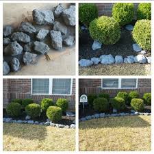 Here S A Neat Idea For A Dyi Take Regular Rocks Spray Paint Them And Use Them To Outline Your Flower Bed Flower Beds Outdoor Outdoor Structures