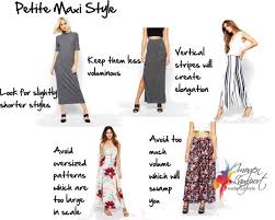 How To Wear A Maxi Skirt Or Maxi Dress For Your Body Shape Petite Outfits Fashion For Petite Women Petite Fashion