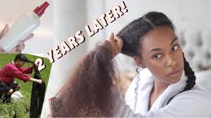 Overnight Rice Water Spray For Fast Hair Growth 2 Years Of Using Rice W Natural Hair Styles Hair Treatment Thinning Natural Hair Growth