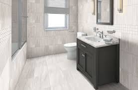 The best tile idea for monochrome bathrooms is to use bright white for walls and statement black tiles for flooring. Best Bathroom Flooring Options Flooring Inc
