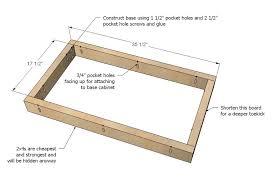 Kitchen Cabinet Sink Base 36 Full Overlay Face Frame Building A Kitchen Building Kitchen Cabinets Diy Kitchen Cabinets Build
