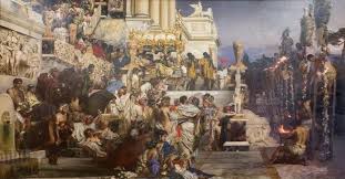 Henryk Siemiradzki Pochodnie Nerona 1876 Muzeum Narodowe W Krakowie Sukiennice Rome Roman Empire Academic Art