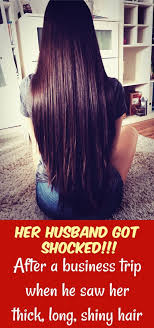 These hair types usually take longer to dry, and since the ionic dryer shortens drying time, you will cause less hair damage and save yourself lots of time. Her Husband Got Shocked After A Business Trip When He Saw Her Long Thick And Shiny Hair In Just A Few Days Shiny Hair Thick Hair Remedies Grow Thick Long Hair
