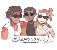 Star Wars Squad Goals Poe And His Boyfriend Finn And Finn S Girlfriend Finn Star Wars Ideas Of Fin Finn Star Wars Star Wars Drawings Star Wars Fandom