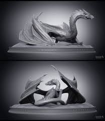 Smaug 02 By Swordlord3d On Deviantart Fantasy Creatures Creature Art Mythical Creatures