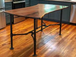live edge walnut bookmatched kitchen