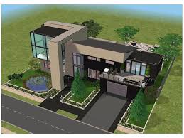 Click the image for larger image size and more details. Modern House Plans Sims 3 Design For Home
