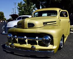 Image result for Chrome Yellow 1950 Ford Truck