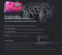 Sbs Kpop Star 2 The Biggest Kpop Audition Program Www Kwave Tv To Join The Us China Japan Vietnam Thailand Audition K Pop Star Kpop Audition