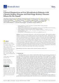 PDF) Clinical Perspectives of Gut Microbiota in Patients with Chronic  Kidney Disease and End-Stage Kidney Disease: Where Do We Stand?