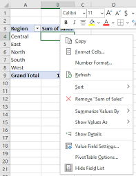 You will have the pivot table with the sales for the items for each month. Formatting A Value Field In Pivot Tables In Microsoft Excel