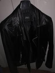 Barneys Originals Leather Biker Jacket Size M Fashion Clothing Shoes Accessories Mensclothing Coatsjackets Eba Leather Jacket Leather Jacket Men Jackets