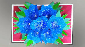 Instructions for how to make a blooming flower pop up cards step 1: How To Make A 3d Flower Pop Up Card Pop Up Flower Cards Diy Pop Up Cards Boxed Birthday Cards