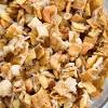 The oat powder soaks up but doesn't leave the chex a big mess. 1