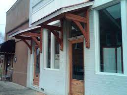 Timber Frame Porch Deck Entrance Projects Built By Moresun Door Awnings Metal Door Awning House Front Porch