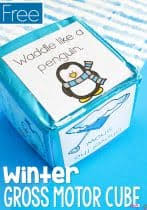 Winter themed yoga is a fun way to incorporate movement and gross motor skills all winter long. Winter Gross Motor Dice For Brain Break Activities For Kids Life Over C S
